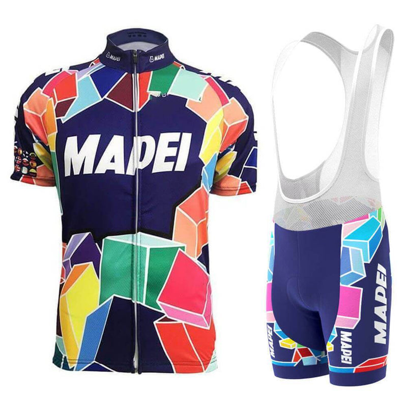 top-cycling-wear Cycling Kit XS / Jersey and Bibs Men's Retro Team Mapei Cycling Jersey and Bibs