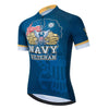 top-cycling-wear Jersey Only / S NAVY Veteran Men's Cycling Jersey or Bibs