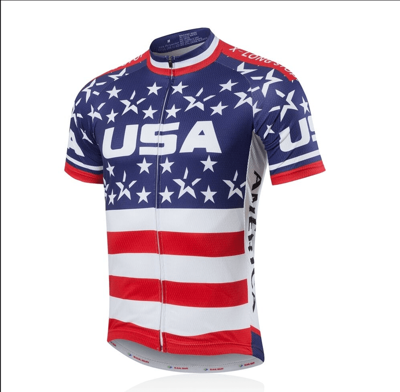 top-cycling-wear Jersey Only / S USA Original Men's Cycling Jersey Set