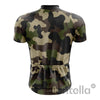 top-cycling-wear Men's Army Camouflage Cycling Jersey