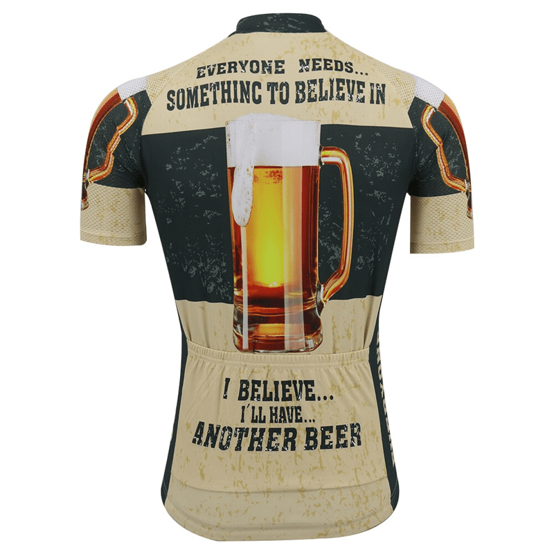top-cycling-wear Men's Beer Funny Cycling Jersey