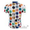 top-cycling-wear Men's Colorful Dots Cycling Jersey