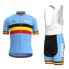 top-cycling-wear Men's Racing Belgium Retro Cycling Jersey or Bibs