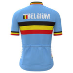 top-cycling-wear Men's Racing Belgium Retro Cycling Jersey or Bibs