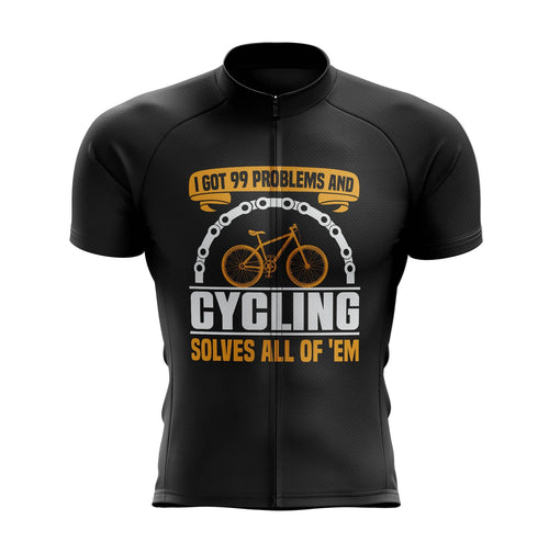 top-cycling-wear Men SS Jersey Men's 99 Problems Cycling Jersey