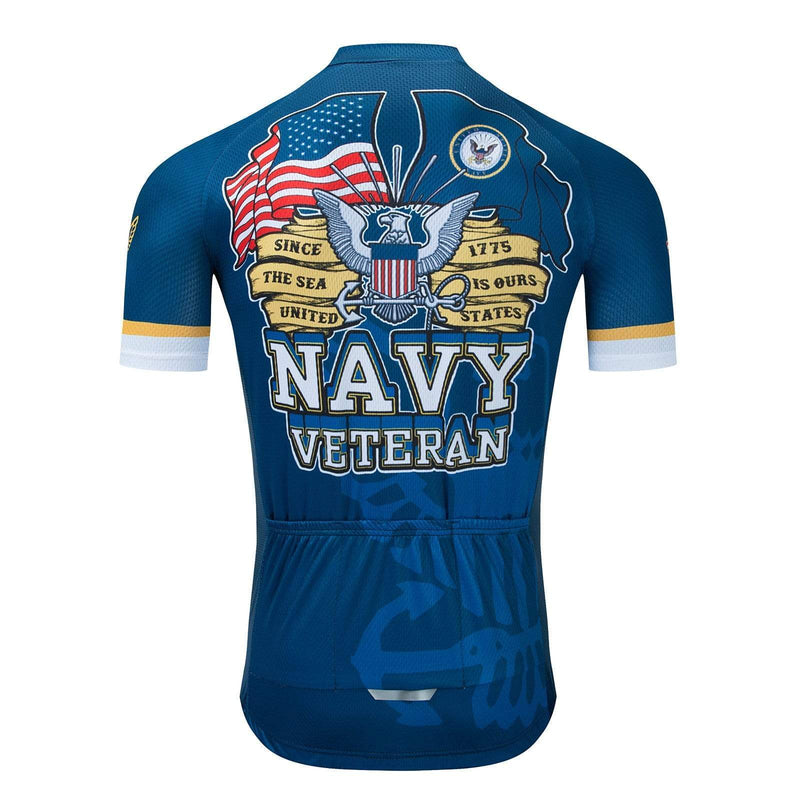 top-cycling-wear NAVY Veteran Men's Cycling Jersey or Bibs