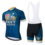 top-cycling-wear NAVY Veteran Men's Cycling Jersey or Bibs