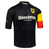 top-cycling-wear S / Black Vlaanderen Flanders Retro Cycling Jersey