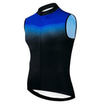top-cycling-wear S / Blue Sleeveless Men's Cycling Jersey