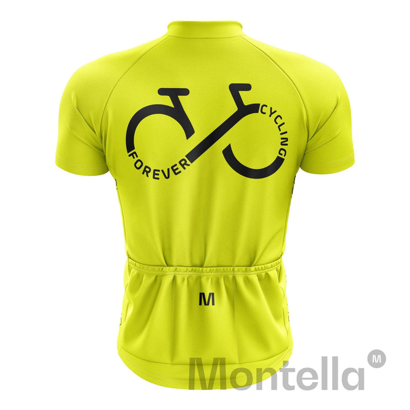 top-cycling-wear Short Sleeve Jersey Men's Cycling Forever Infinity Jersey