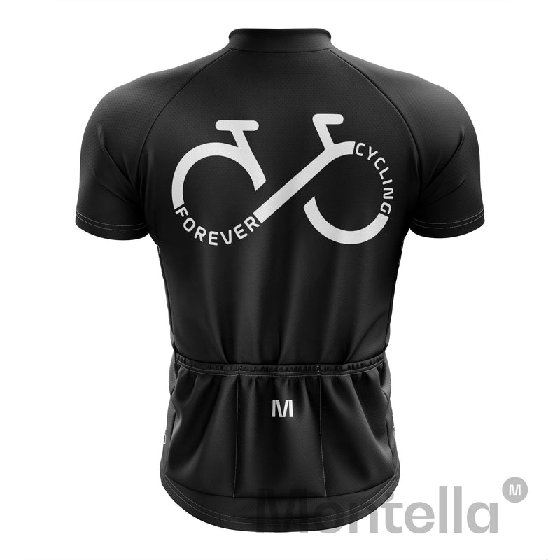 top-cycling-wear Short Sleeve Jersey Men's Cycling Forever Infinity Jersey