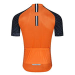 top-cycling-wear Short Sleeve Jersey Men's Orange Pro Cycling Jersey