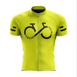 top-cycling-wear Short Sleeve Jersey XXS / Yellow Men's Cycling Forever Jersey
